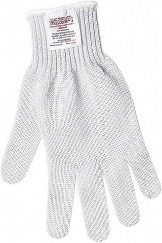 X-Large White Steelcore Cut & Abrasion-Resistant Gloves - MCR Safety 9350XL