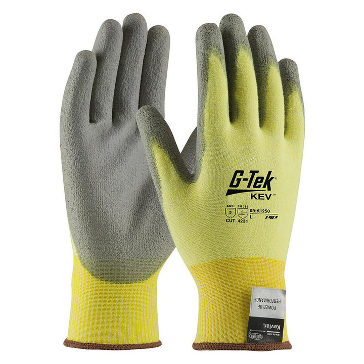 X-Small Yellow Kevlar Cut & Puncture-Resistant Gloves - PIP 09-K1250/XS