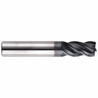 0.2362in" 4-Flute Solid Carbide Corner Radius End Mill, AlTiN - SGS 46450