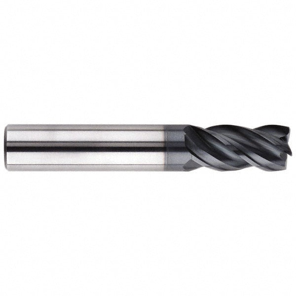 0.6299in" 4-Flute Solid Carbide Corner Radius End Mill, AlTiN - SGS 46476