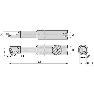 Indexable Boring - Widia 2830329