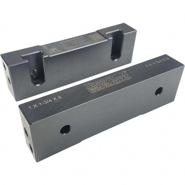 6.0000" Jaw Steel Vise Jaws - Snap Jaws 6MSJ-185