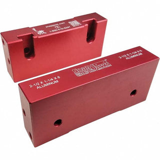 6.0000" Jaw Aluminum Vise Jaws - Snap Jaws 6MAJ2 1/2X1 1/4