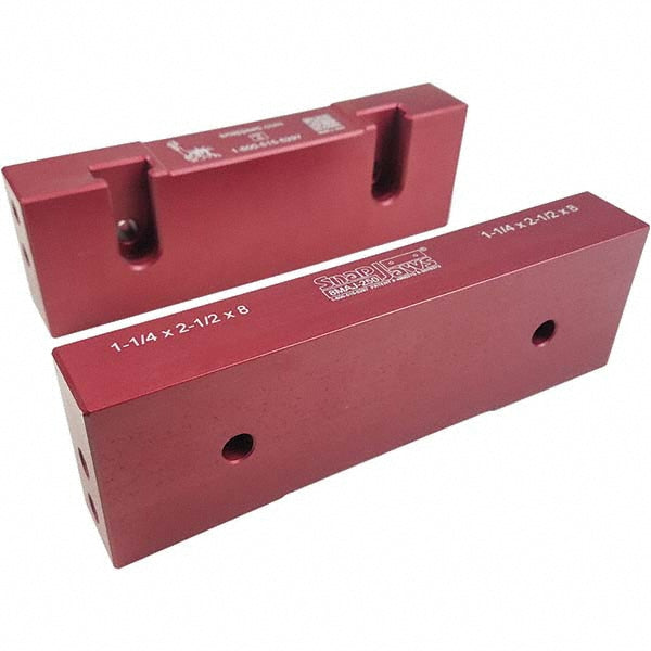 8.0000" Jaw Aluminum Vise Jaws - Snap Jaws 8MAJ-250