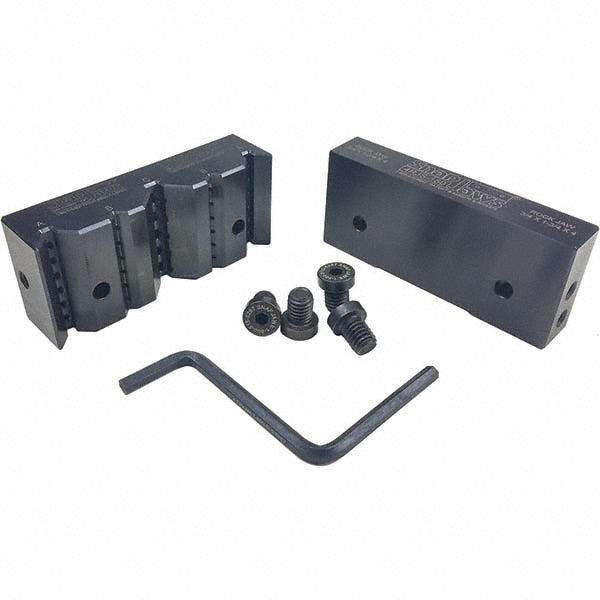 4.0000" Jaw Steel Vise Jaws - Snap Jaws 4MVJ-250