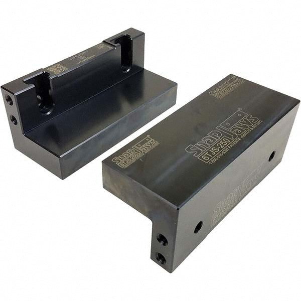 6.0000" Jaw Steel Vise Jaws - Snap Jaws 6TJS-250