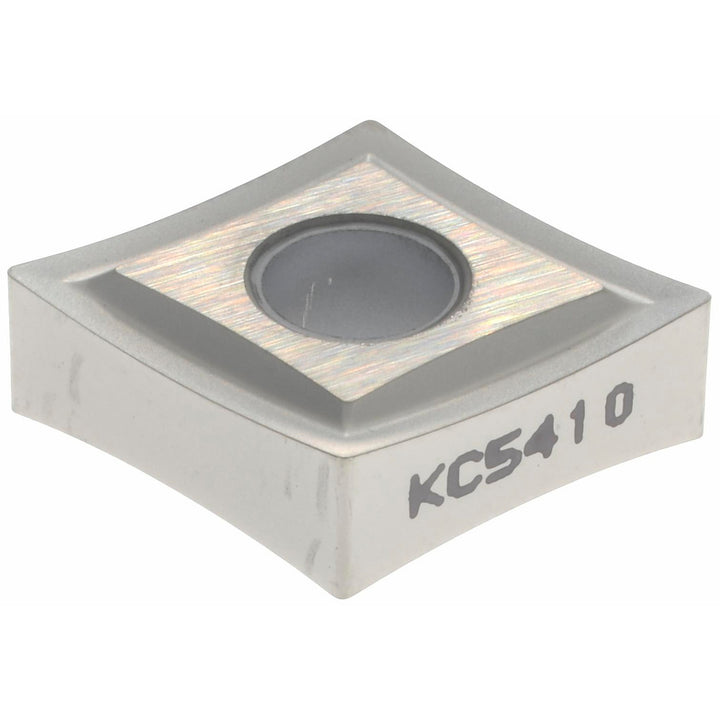 C - Diamond (Rhombic) 80-Deg 1/2" IC Carbide Insert, Grade KC5410, TiB2 - Kennametal 1560790