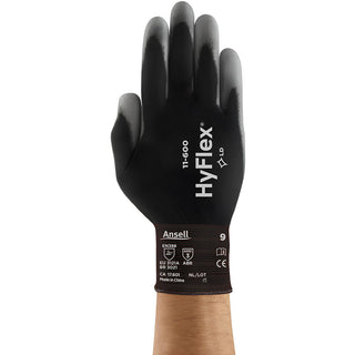 Black; White Industrial Gloves - Ansell 205651