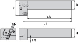Indexable Grooving - Kennametal 1600264