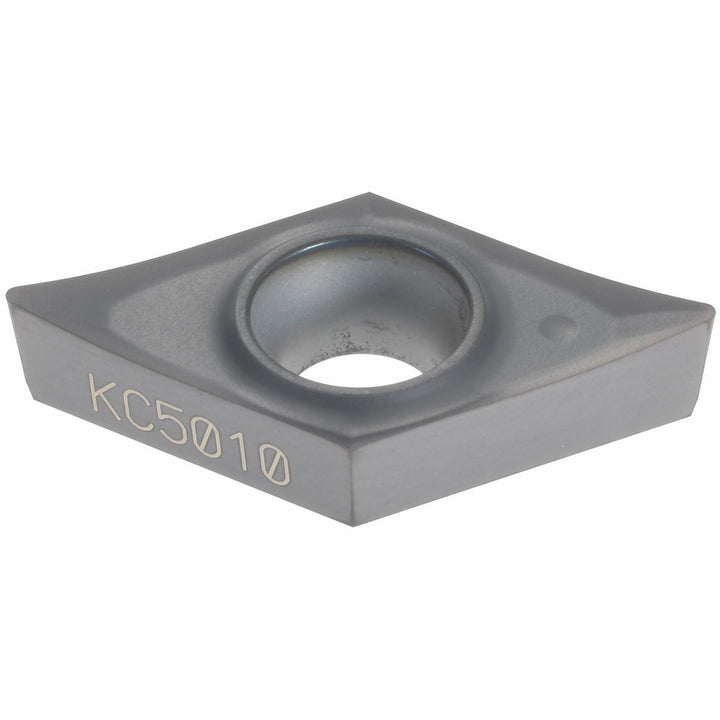 D - Diamond (Rhombic) 55-Deg 3/8" IC Carbide Insert, Grade KC5010, TiAlN - Kennametal 1310881