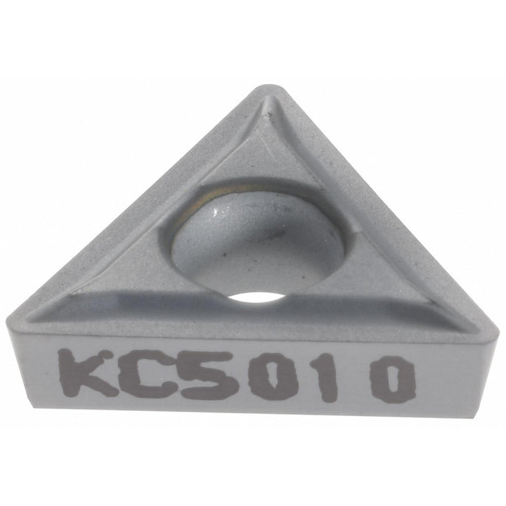 T - Triangle 1/4" IC Carbide Insert, Grade KC5010, TiAlN - Kennametal 1310943