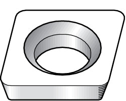 Diamond 5/32" IC Polycrystalline Cubic Boron Nitride (PCBN) Insert, Grade K00379, TiAlN - Kennametal 1777131