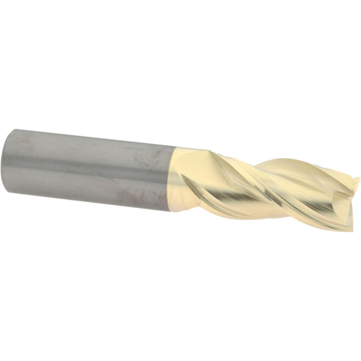 3/4" 3-Flute Solid Carbide Square End Mill, ZrN - Accupro 2500203