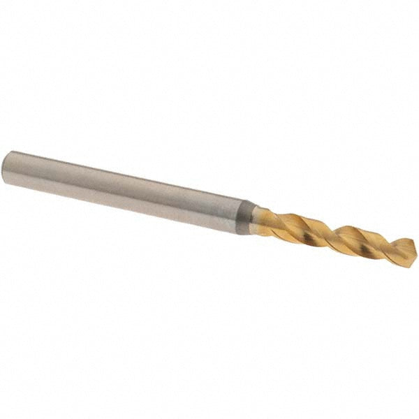 0.1248" High Speed Steel Screw Machine Drill Bit, Coated, 130° point - OSG 8595317