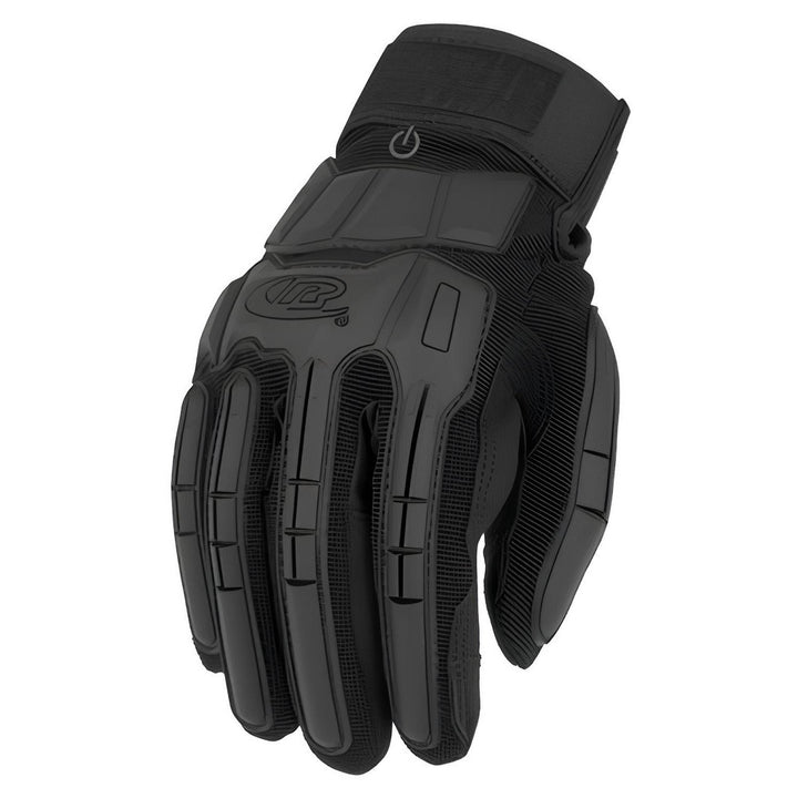 Large Black Thermo Plastic Rubber Impact Gloves - Ringers Gloves 163-09