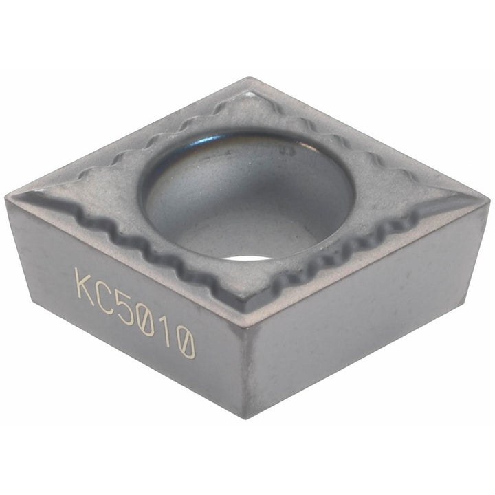 C - Diamond (Rhombic) 80-Deg 3/8" IC Carbide Insert, Grade KC5010, TiAlN - Kennametal 1871164