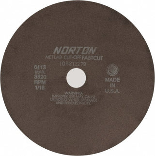 10 x 1/16" 90-Grit Aluminum Oxide Grinding & Cutoff Wheel - Norton 66253122821