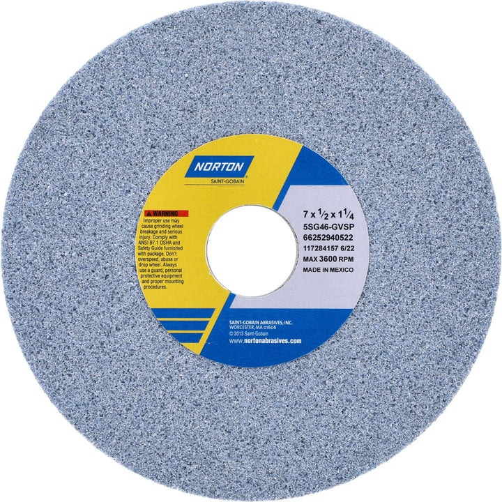 7 x 1/2" 46-Grit Ceramic Grinding & Cutoff Wheel - Norton 66252940522