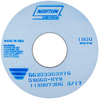 14 x 1" 60-Grit Ceramic Grinding & Cutoff Wheel - Norton 66253363974