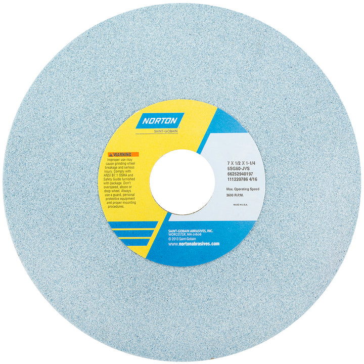 7 x 1/2" 100-Grit Ceramic Grinding & Cutoff Wheel - Norton 66252940205