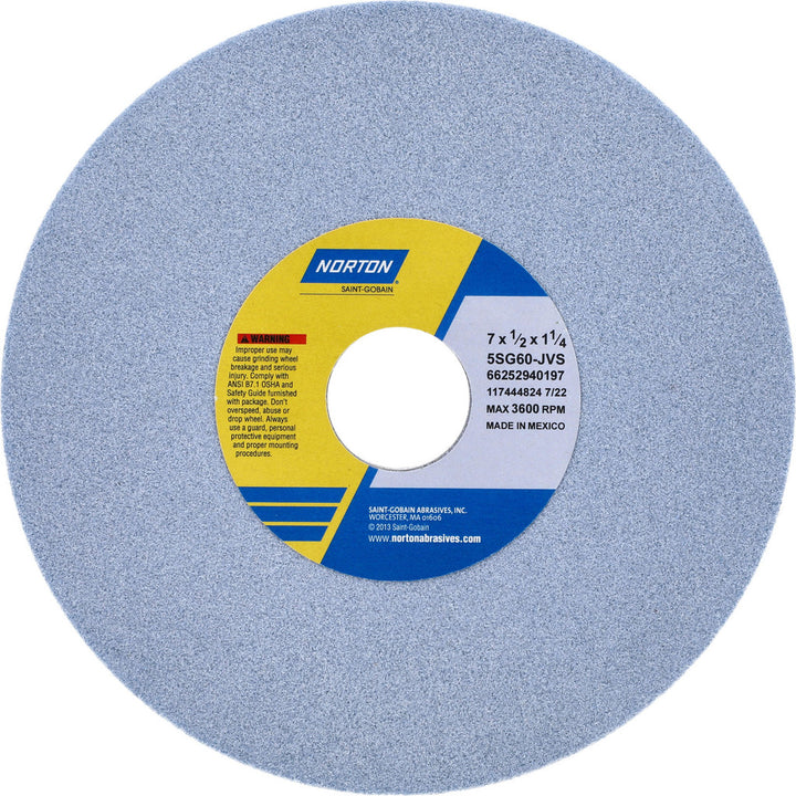 7 x 1/2" 60-Grit Ceramic Grinding & Cutoff Wheel - Norton 66252940197