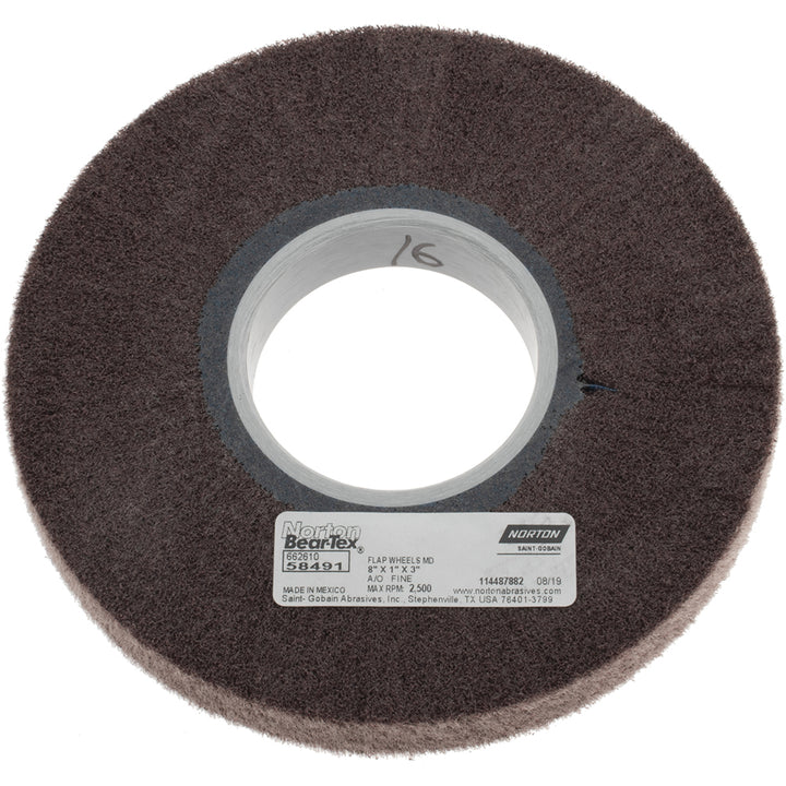 8" 220-Grit Aluminum Oxide Flap Wheel - Norton 66261058491