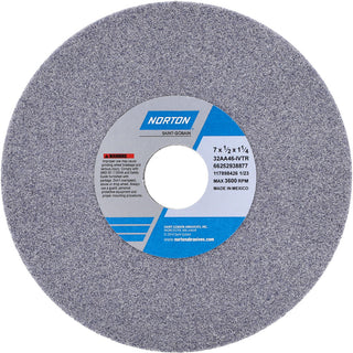 7 x 1/2" 46-Grit Aluminum Oxide Grinding & Cutoff Wheel - Norton 66252938877