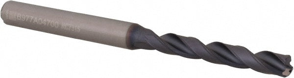 0.1850" Solid Carbide Drill Bit, TiAlN, 140° point - Kennametal 2425310