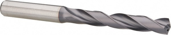 0.3386" Solid Carbide Drill Bit, TiAlN, 140° point - Kennametal 2425331