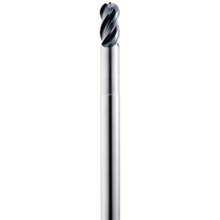 1" 4-Flute Solid Carbide Ball End Mill, AlTiN - SGS 36504