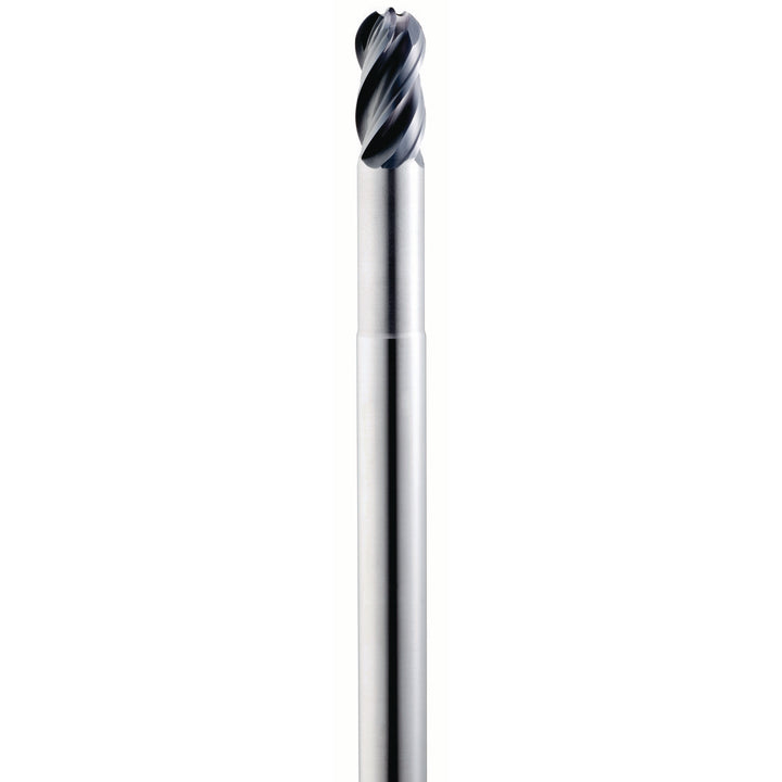 1" 4-Flute Solid Carbide Ball End Mill, AlTiN - SGS 36504