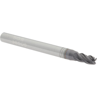 5/32" 4-Flute Solid Carbide Corner Radius End Mill, TX - SGS 36506