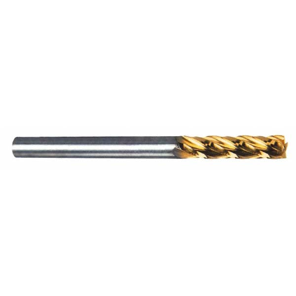9/32" 4-Flute Solid Carbide Square End Mill, TiN - RobbJack ST-430-09-T
