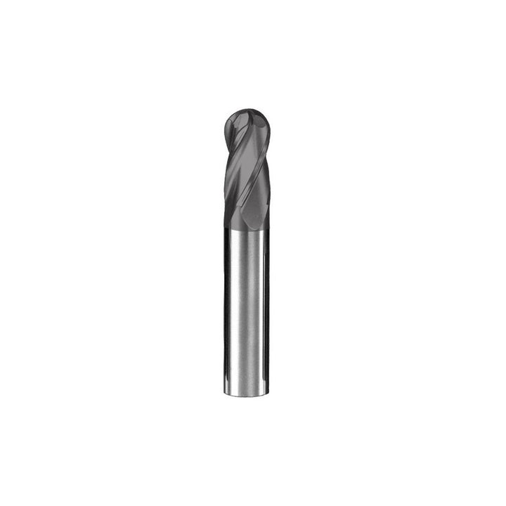 27/64" 4-Flute Solid Carbide Ball End Mill, AlTiN - SGS 30057