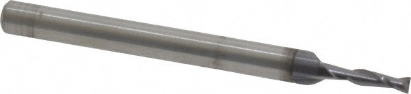 1/16" 2-Flute Solid Carbide Square End Mill, AlTiN - SGS 30400