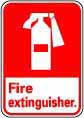 Fire Extinguisher Sign - AccuformNMC FGA3PB
