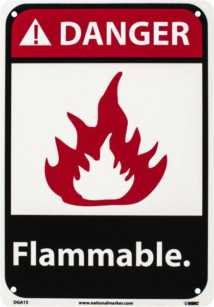 Danger - Flammable Sign - AccuformNMC DGA15R