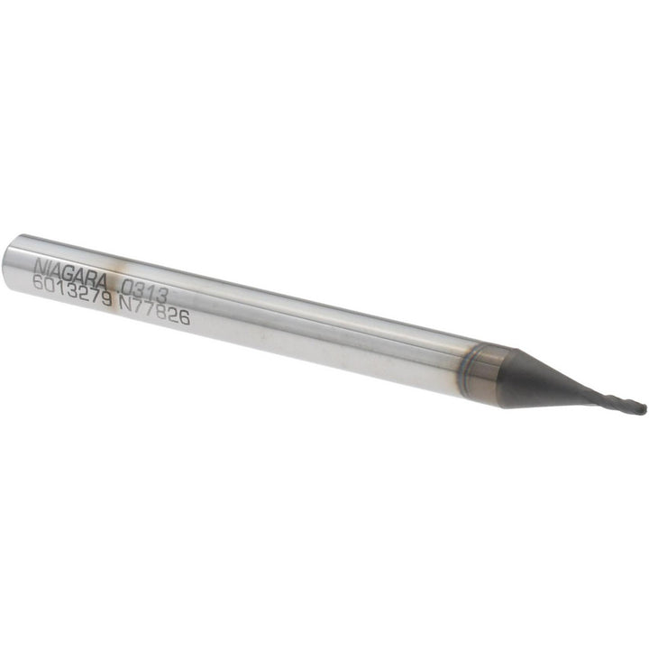 1/32" 4-Flute Solid Carbide Ball End Mill, CVD Diamond - Seco 17004996