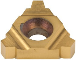 1/2" IC Solid Carbide Insert, Grade MXC, TiN - Carmex 22UER4STACMEMXC