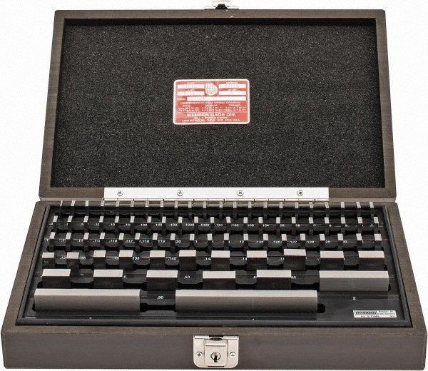 81-Piece Gage Block, Grade B - Starrett 99923
