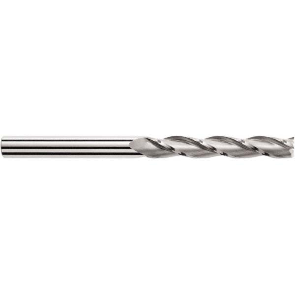 0.1575" 3-Flute Solid Carbide Square End Mill, AlTiN - SGS 49493