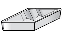 VCGR160416 Carbide Insert, Grade KC730, TiN - Kennametal 1163229