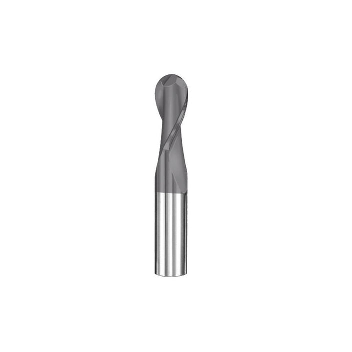 9/64" 2-Flute Solid Carbide Ball End Mill, AlTiN - SGS 30479