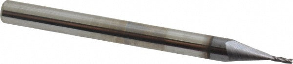 1/32" 3-Flute Solid Carbide Square End Mill, AlTiN - SGS 30812