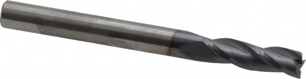 3/16" 3-Flute Solid Carbide Square End Mill, AlTiN - SGS 30822