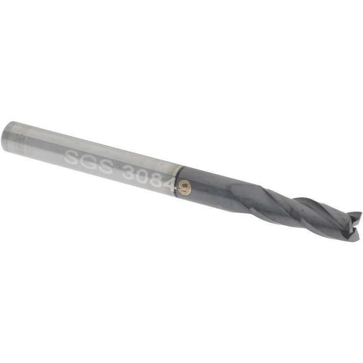 1/8" 3-Flute Solid Carbide Square End Mill, AlTiN - SGS 30849