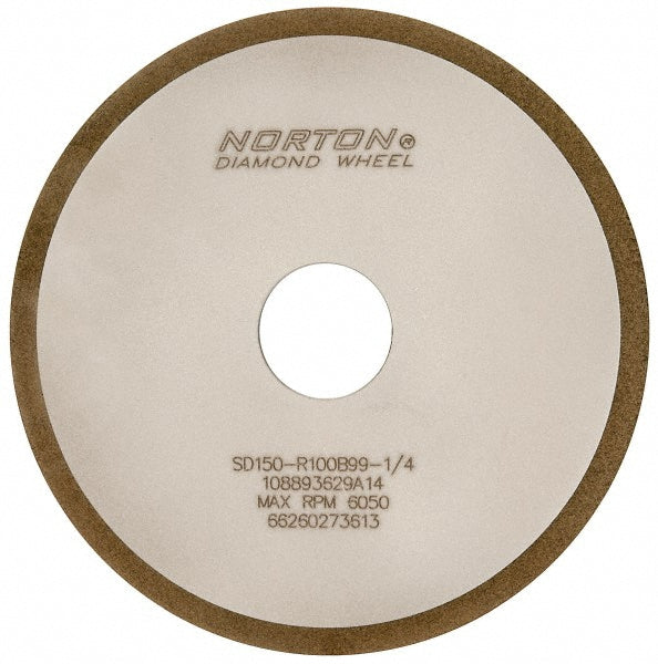 6 x 1/8" 150-Grit Diamond Grinding & Cutoff Wheel - Norton 66260273613