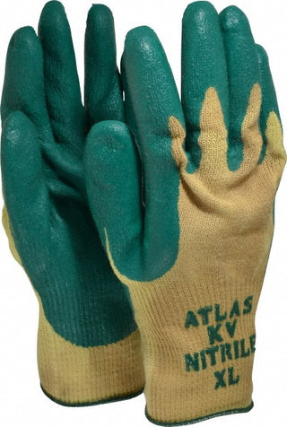 X-Large Yellow Kevlar Cut-Resistant Gloves - SHOWA KV350XL-10