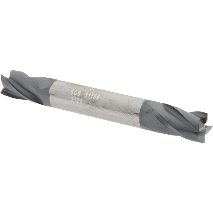 5/16" 4-Flute Solid Carbide Square End Mill, AlTiN - SGS 31186