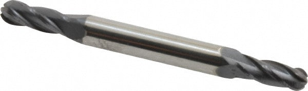 13/64" 4-Flute Solid Carbide Ball End Mill, AlTiN - SGS 31229